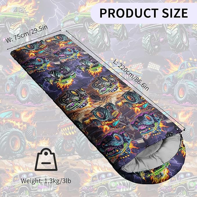 Camping Sleeping Bags Lightweight Waterproof Sleeping Bag and Compact with Compression Sack for Outdoor