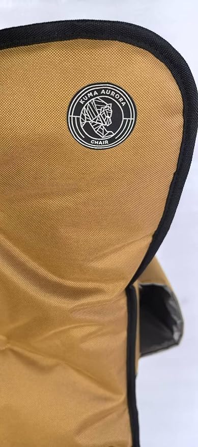 Kuma Outdoor Gear Aurora Chair Padded SEAT (Sierra/Black)