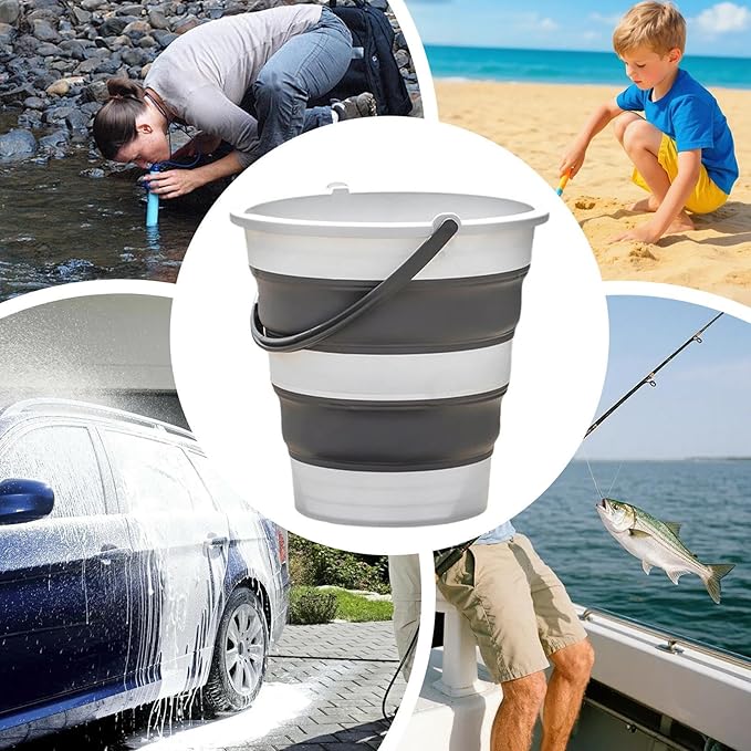 Dish Basin With Drain Plug Space Saving Multiuse Foldable Sink Tub Space Saving Outdoor Multiuse Foldable Sink Tubs 15 Gallon Storage Tub Basin | Outdoor Washing Bucket For Camping Indoor Outdoors