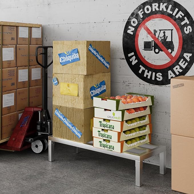 36 x 14 | 8 Off The Floor Aluminum Dunnage Rack | 900 Lbs Capacity