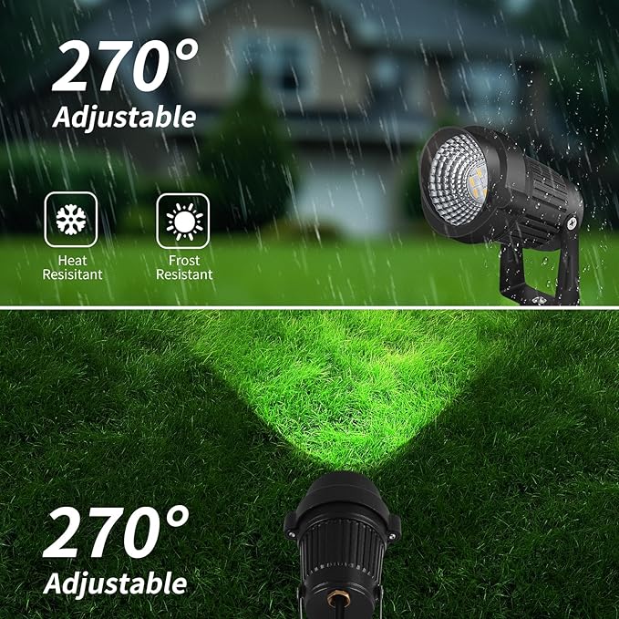 Low Voltage Landscape Lights Outdoor (12 Pack RGBW)