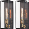 c cattleya Outdoor Wall Lanterns Set of Two Solid Brass Waterproof Exterior Light Fixtures Front Porch Lights Outside Sconces Wall Lighting for House Patio Yard Garage Hallway Entrance