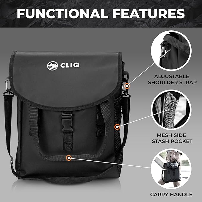 CLIQ Waterproof Chair Bag - Holds 2 4 and 6 Chairs for Camping and Outdoor Activities