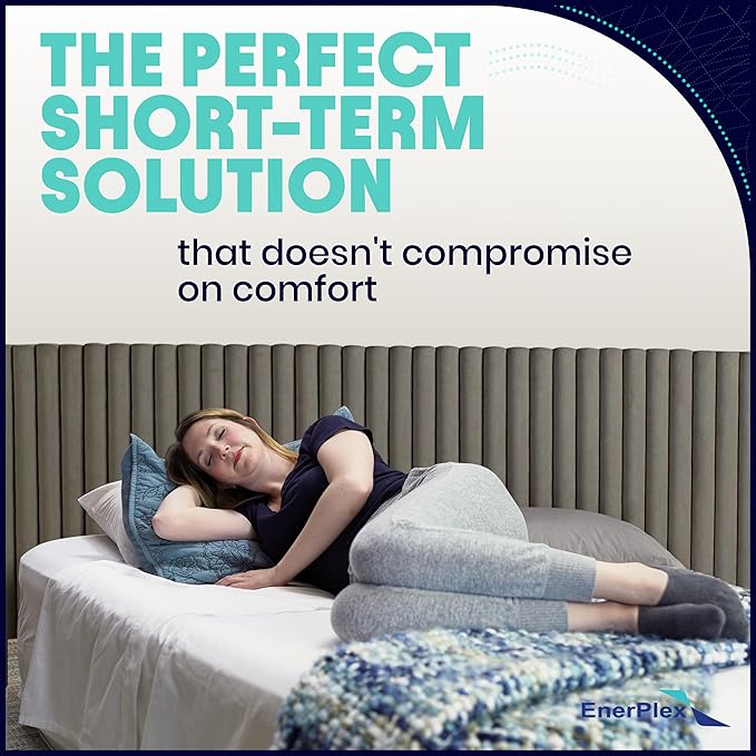 EnerPlex Air Mattress with Built in Pump - Self-Inflating Blow Up Mattress with Neck Support - Inflatable Air Bed for Portable Travel &amp Home Use
