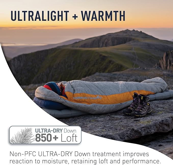 Sea to Summit Spark Ultralight Down Sleeping Bag 40-Degree Long