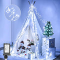 Minetom Christmas Lights Outdoor Cluster Lights - 500 LED 25 Ft Christmas Firecrackers String Lights 12 Modes Timer Waterproof Connetable Plug in Twinkle Fairy Light for Xmas Tree Garland Cool White