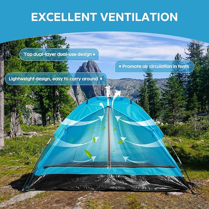 1-2 one Person Two Persons Small Camping Tents for Hiking with rainfly Esay Set up Dome Tent with Carrying BagBasic Portable Camping Small Tents for Backpacking