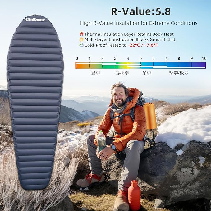 Ultralight Sleeping Pad for Camping 74.8x23.2 Camping Mat with Pump Sack Inflatable Sleeping Pads Compact for Camping Backpacking Hiking Traveling Tent