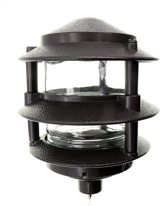 Thomas &amp Betts K330BR 3-Tier Pagoda Outdoor Light Bronze
