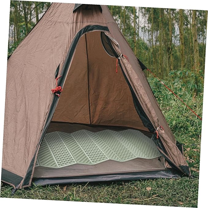Generic Foldable Thick Outdoor Camping Mat Portable Picnic Floor Cushion Lightweight Multi-use Sleeping Pad with Wear-Resistant Material for Garden Stadium Park Travel