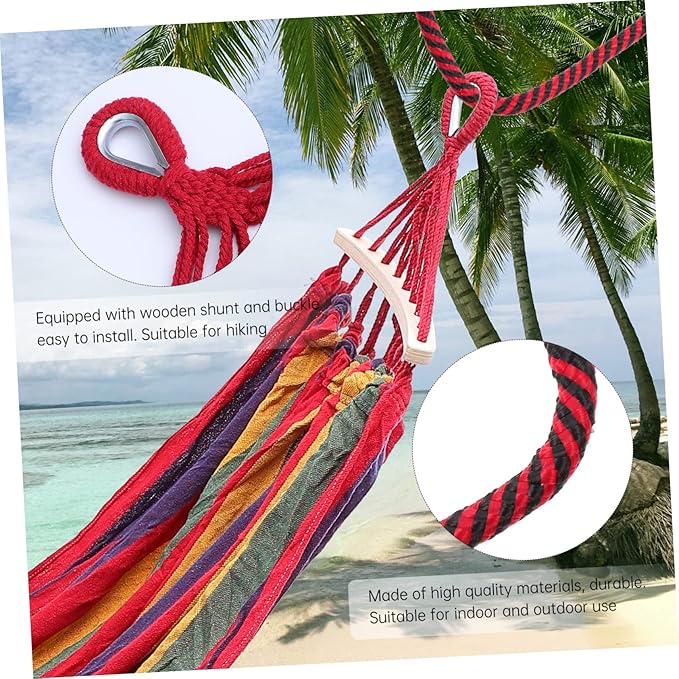 Happyyami Outdoor Swing Hammock Without Stand Travel Camping Hammock for Men Women Boys and Girls Fine Workmanship