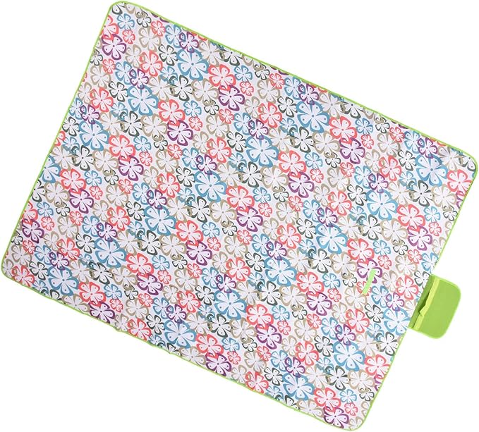 Large Water - Picnic Blanket 145x200cm | Sandproof Oxford Fabric for Camping/Beach/Backyard | Portable Foldable Outdoor Blanket with Carry Bag | Machine Washable