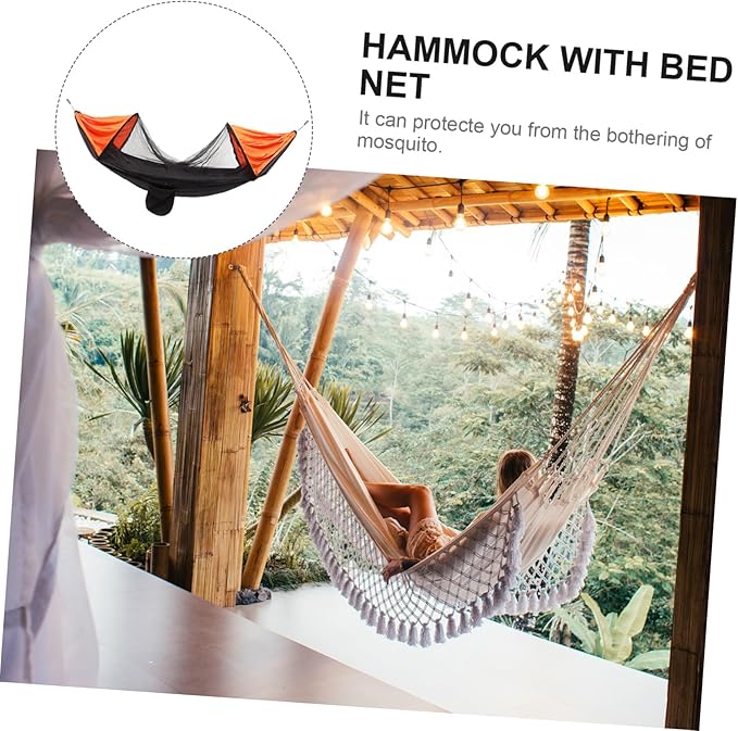 HANABASS 1pc Portable Multi-Function Hammock Bed Net for Outdoor Camping Lightweight Suspended Tent Sunshade and
