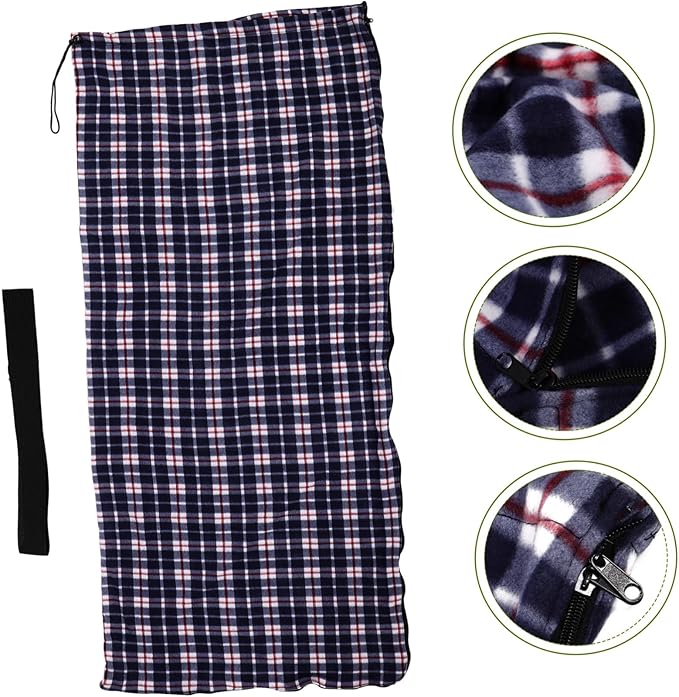 Lightweight Fleece Liner for Adults Portable Warm Camping Accessory for Hiking Picnic Travel Foldable and Outdoor Supple Sleeping Sack