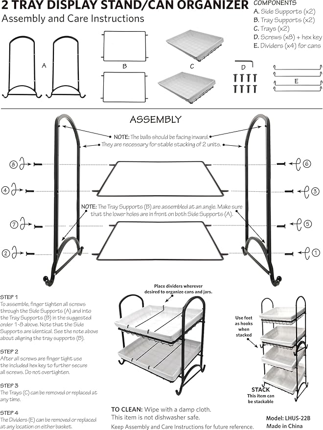 Stackable Candy Display Rack with Canvas Cover|Stackable Candy Organizer|Multi-Function Snack Rack&ampShelf for Chips |Perfect Display Solution for Stores (White Medium)