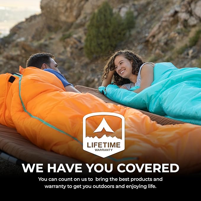 Teton Celsius Regular 25F 20F 0F Degree Sleeping Bags All Weather Bag for Adults and Kids Camping Made Easy and Warm Travel Sack Included