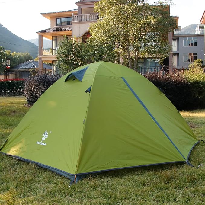 HILLMAN 1/2/3/4 Person Tents for Camping Instant Lightweight Backpacking Tents Easy Set Up Waterproof Family Camping Tent with Rainfly &amp Carry Bag Portable Dome Tent for Camping Hiking &amp Trave