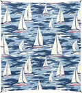 Camping Sun Shelters Sailboat in Waves Pattern Beach Canopy 126 * 110.2in