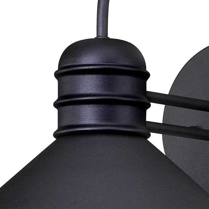 Westinghouse Lighting 6204400 Watts Creek Wall Lantern Textured Black Finish on Steel
