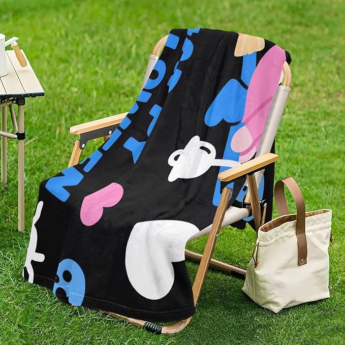 Blankets For Couch Halloween Witch Heart Black Blue Blankets &amp Throws 50'' x 70''
