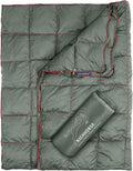 Down Camping Blanket - Camp Blanket Lightweight Packable Puffy Wearable Water Resistant Backpacking Quilt for Outdoor Camping Travel and Hiking