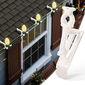 Minetom 200 Pack All-in-One Christmas Light Clip for C7 C9 Christmas String Lights Christmas Light Plastic Clips for Roof and Gutter Shingle Clips Outdoor