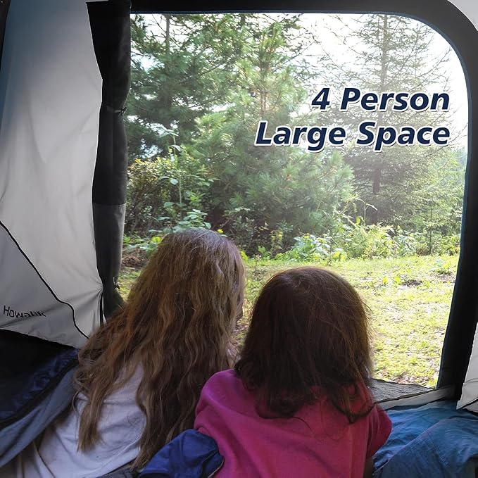4 Person Tents for Camping 4 Person Tent Easy Setup Instant Family Travel Tent for Backpacking Hiking Traveling Outdoor