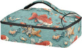 Casserole Carrier Cute Cartoon FishInsulated Casserole Carrier for Hot or Cold Food Thermal Lunch Tote for Potluck Parties Picnic Beach Fits 9 x 13 Inches Baking Dish