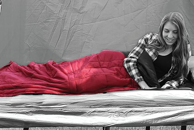 Kijaro Kubie 10-in-1 Versatile Portable Hammock Poncho Blanket Sleeping Bag Hammock Underquilt &amp More - Multi Use Outdoor Gear for Camping Travel &amp Sports Games