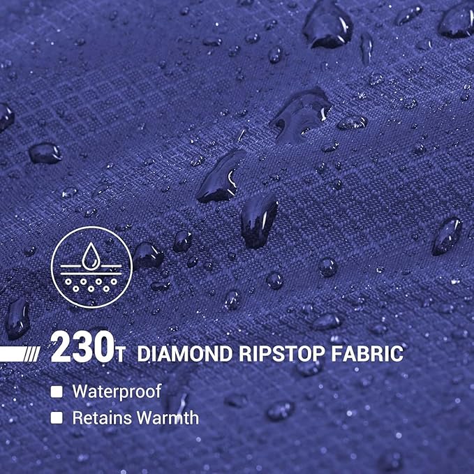 KingCamp Sleeping Bag for Adults Cold Weather &amp Warm Extra Wide Big &amp Tall XL Portable Waterproof Flannel Sleeping Bags Essentials Gear Accessories for Camping Backpacking Hiking Indoor &amp