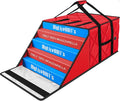 MyLifeUNIT Pizza Bag for Delivery Thermal Insulated Pizza and Food Delivery Bag 24 x 24 x 11 Pizza Warmer Bag Holds 5-6 Large 22 Pizza Boxes Hot Pizza Carrier Insulated Bags Red