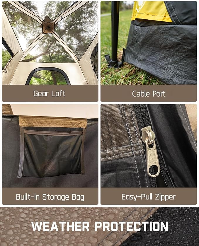 FanttikOutdoor Zeta C6 Pro Camping Tent &amp FanttikOutdoor Zeta V11 Pro Medium Camping Table