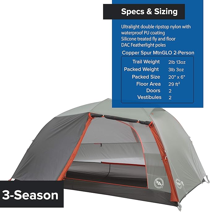 Big Agnes Copper Spur HV UL - Ultralight Backpacking Tent