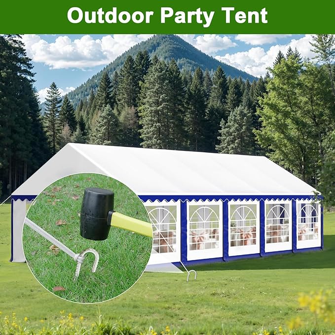 AAGUT Rebar Stakes 12 Inch J Hook Heavy Duty 12 Pack 3/8 Inch Galvanized Metal Steel Ground Anchors Chain Link Fence Stakes for Camping Tent Inflatables Yard Decorations Canopies &amp Swing Sets