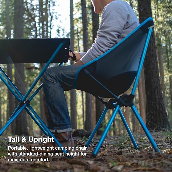 Helinox Café Chair Collapsible Outdoor Dining Chair Forest Green