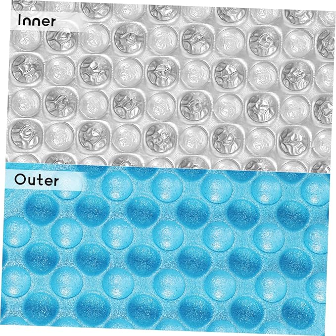 Toyvian Folding Camping Mat 186x60cm Blue Egg Crate Insulated Sleeping Pad Portable Thermal Foam Pad for Outdoor Backpacking and Hiking