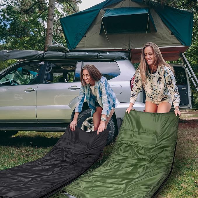 Tudomro Camping Sleeping Bag for Adults Lightweight Packable Waterproof Camping Gear Equipment to Keep Warm for Outdoor Backpacking Hiking Travel