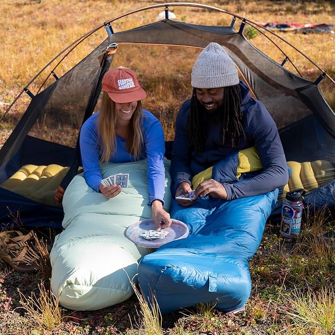 Kelty Cosmic 20 Down Mummy Sleeping Bag for Backpacking Campers 550 Fill Power Recycled Fabrics with PFAS-Free DWR Designed in Sunny Colorado