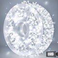 weillsnow 164 FT 500 LED Christmas Lights Outdoor Waterproof Christmas Fairy Lights with Timer Plug in White LED String Lights with 8 Modes for Bedroom Wedding Party Xmas Decoration