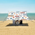 Cars Camping Sun Shelter Beach Tent Portable Beach Sun Shade Outdoor Canopy for Camping Trips Fishing Picnic