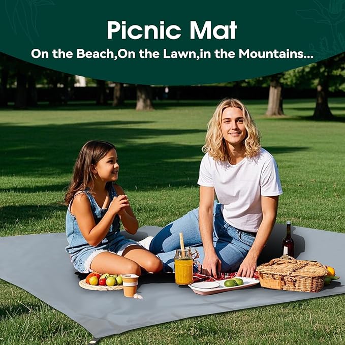 Tent Footprint - Waterproof Camping Tarp 1-6 Person Tent Floor Saver PU 3000mm Small Tarp for Hiking Backpacking Hammock Beach Picnic and Other Outdoor Activities