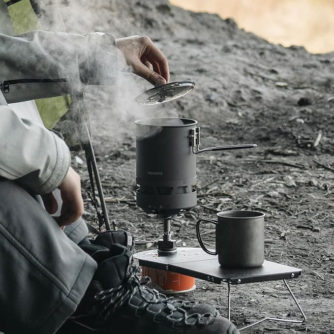 Fire-Maple Petrel Quickboil Pro Ultralight Cooking System – Compact &amp Fast-Boiling Backpacking Stove Pot Set Ideal for Hiking Solo Camping Travelling Hunting Trips | Petrel Quickboil Pro Syste