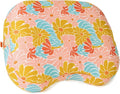 Ballast Beach Pillow – Comfy Durable &amp Compact Stays Put on Windy Beaches with Patented Sand Pouch Inflatable Pillow for Beaches Pools Camping Festivals and Travel (Retro Floral)