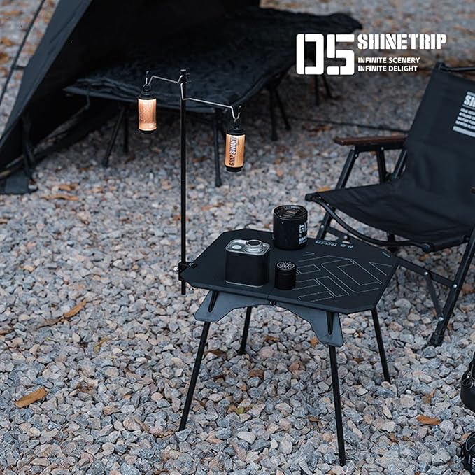 Folding Camp Table 2 in1 Adjustable Height(16 inch/4 inch) Foldable Camping Desk Outdoor Camping Table Picnic Table for Cooking Beach Hiking Travel Fishing BBQ
