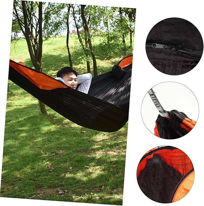 HANABASS 1pc Portable Multi-Function Hammock Bed Net for Outdoor Camping Lightweight Suspended Tent Sunshade and