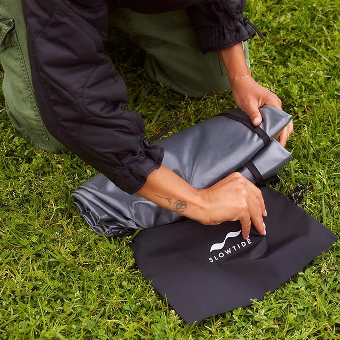 Slowtide x Wu-Tang Triumph Oversized Picnic Blanket – Water &amp Sand Resistant Outdoor Blanket 60 x 72 in