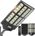 8000W Solar Lights Outdoor Waterproof 7000K Solar Street Light Motion Sensor 450000LM Solar Security Light IP66 Waterproof Solar Street Lights Outdoor Dusk to Dawn for Parking Lot Yard Farm