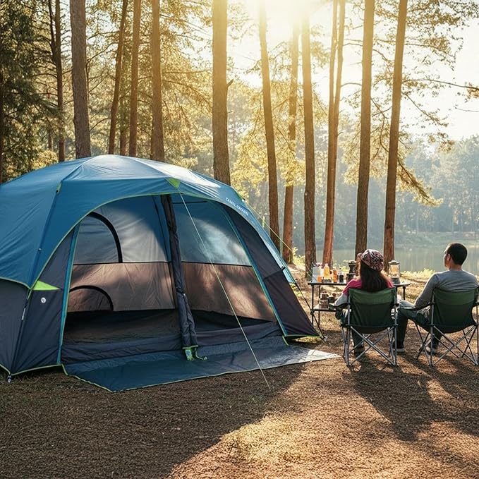 CAMEL CROWN Tents for Camping 4/6 Person Tent Waterproof Easy Setup Backpacking Tents