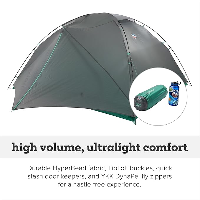 Big Agnes Sarvis VST - Backpacking Tent for Camping 3 Season Ultralight Waterproof