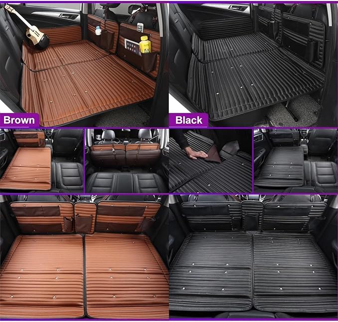 Non-Inflatable Foldable Car Mattress Camping &amp Travel Bed for SUV Truck Universal Backseat Mattress